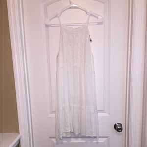 White flowy dress